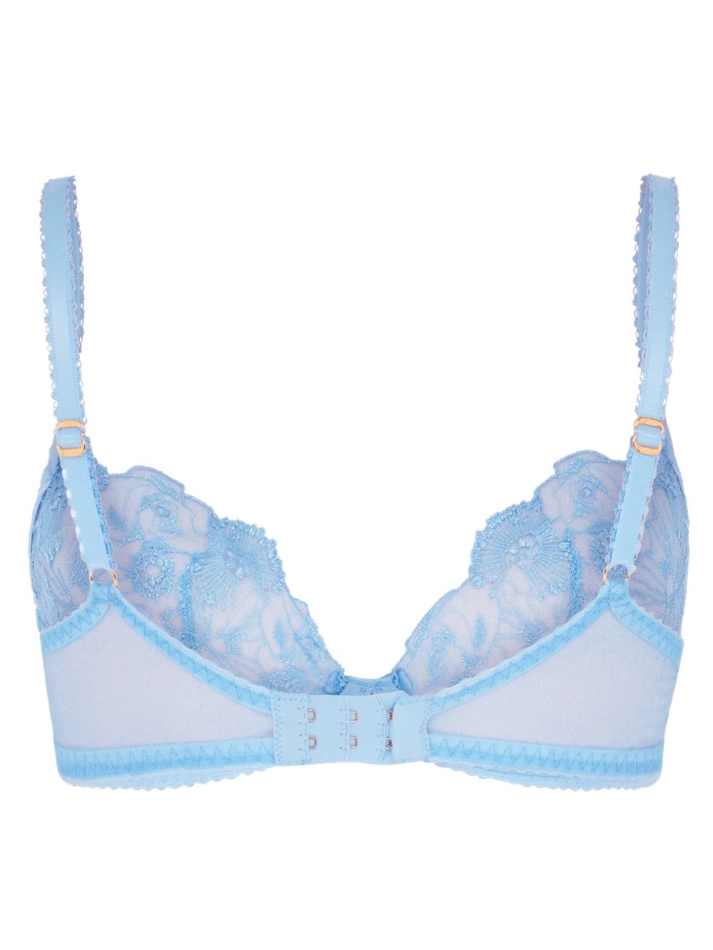 Agent Provocateur NWOT Jayce Plunge Underwired Bra Baby Blue Size 32E - Picture 6 of 8